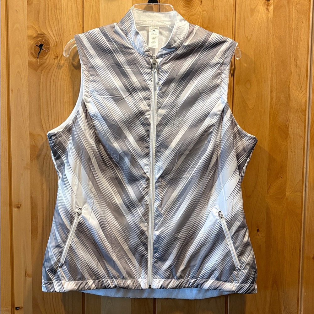 Antigua Reversible Vest - Women’s Large, Gray & White